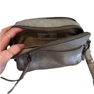 Frye Metallic Crossbody camera bag